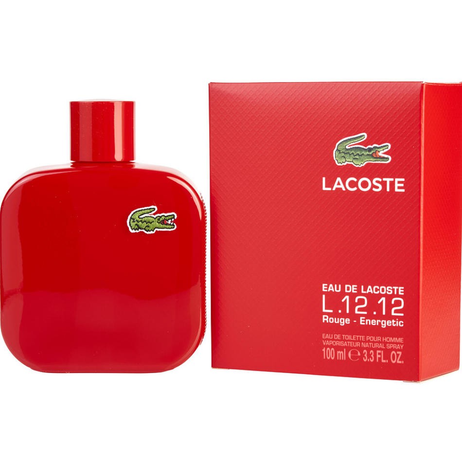 lacoste red pour homme